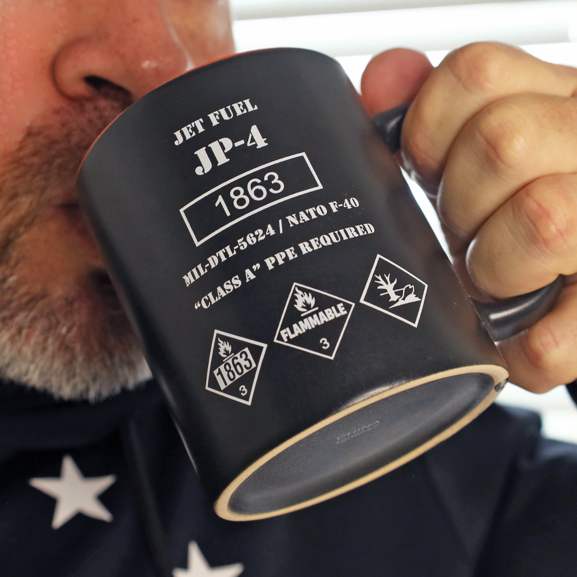 The JP-4 Jet Fuel Coffee Mug